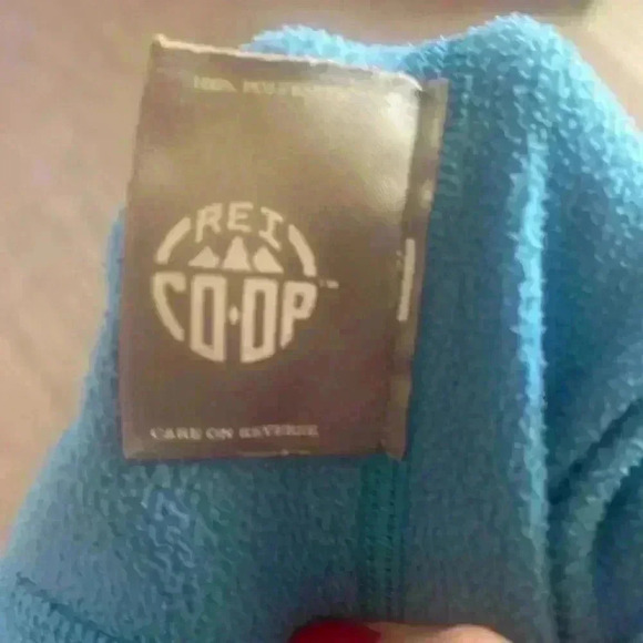 REI CO-op long sleeve fleece size medium, ocean blue - Picture 5 of 8